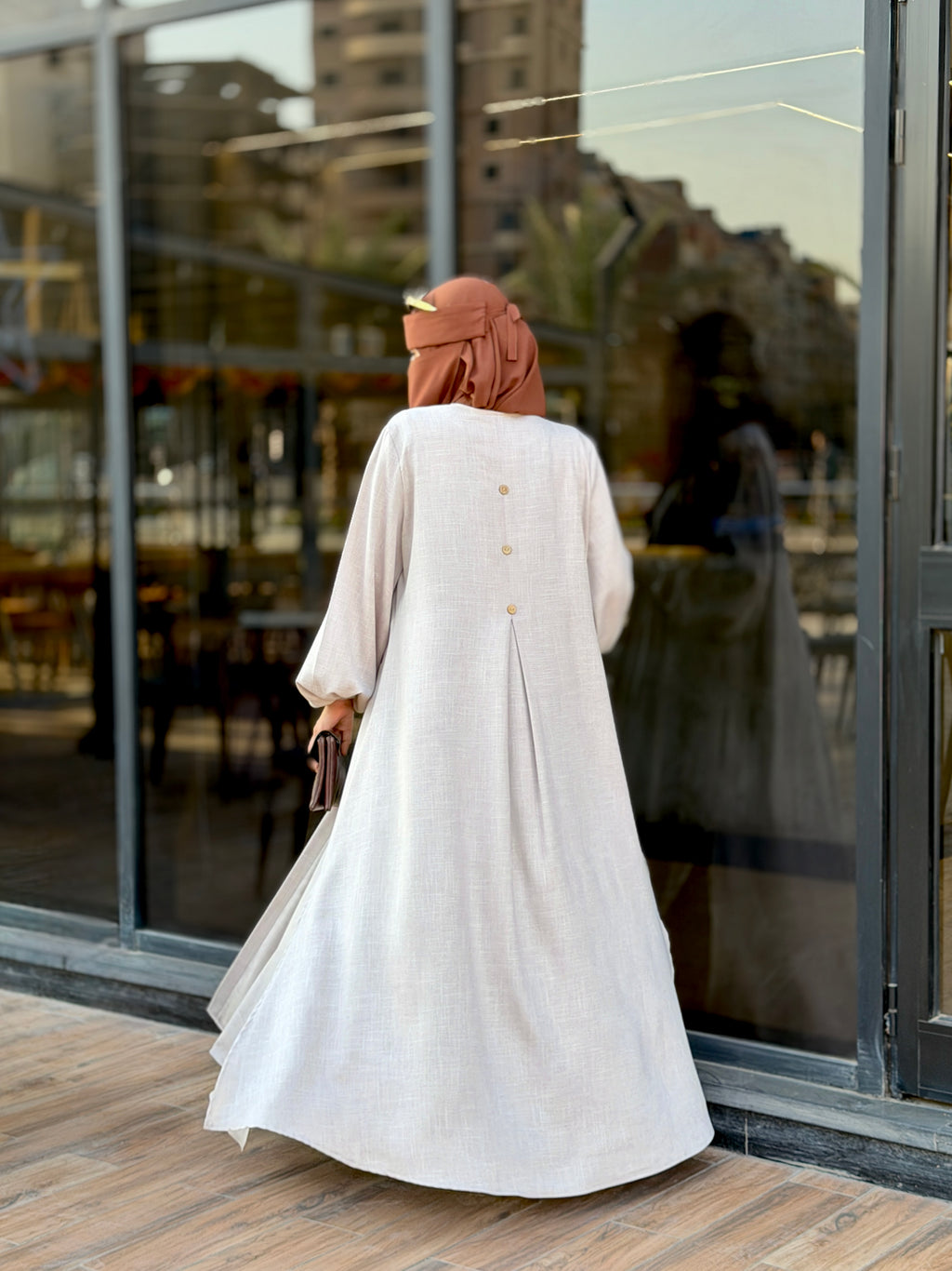 Besan open Dress