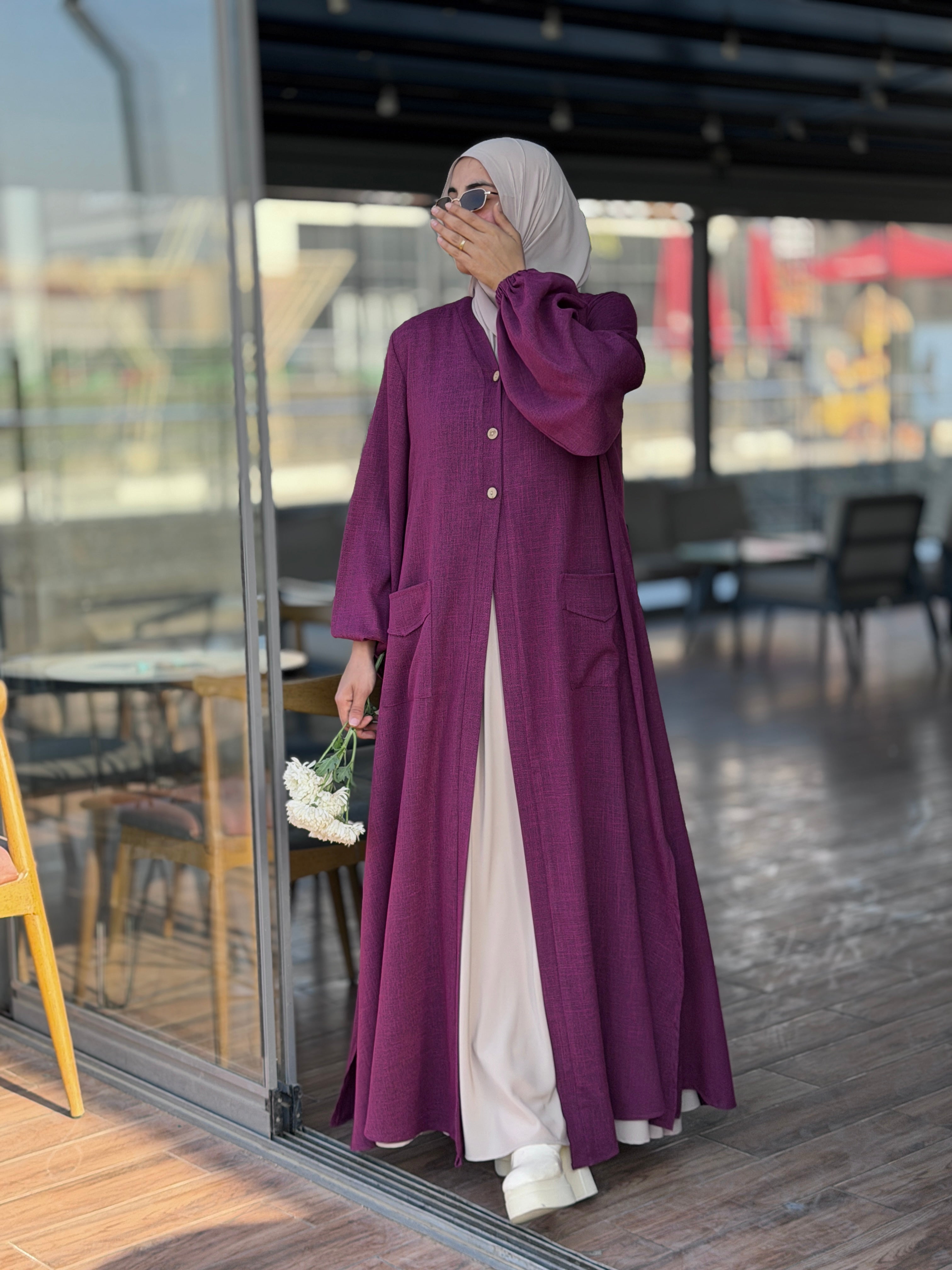 Besan open Dress