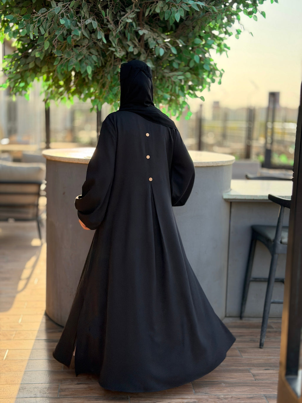 Besan open Dress